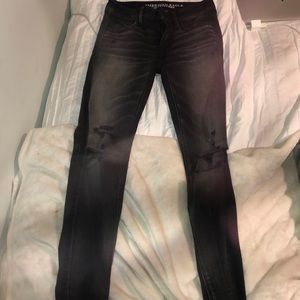 American Eagle Black/Grey Jegging